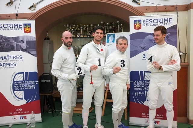 Les vainqueurs du Vales épée hommes