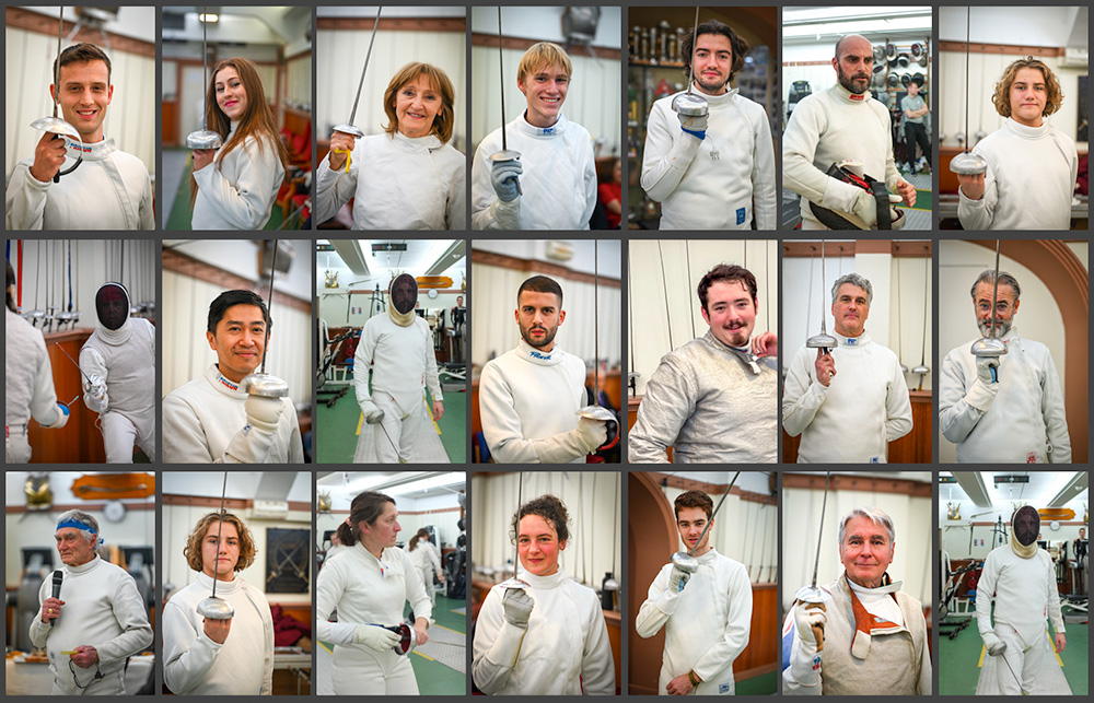 Portraits d’escrimeurs